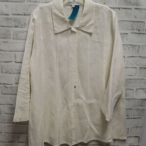 Christopher calvin linen top